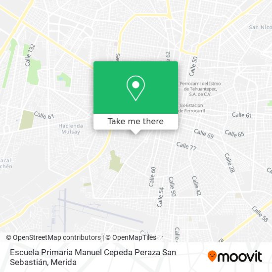Escuela Primaria Manuel Cepeda Peraza San Sebastián map