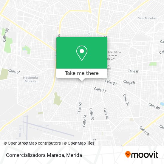 Comercializadora Mareba map