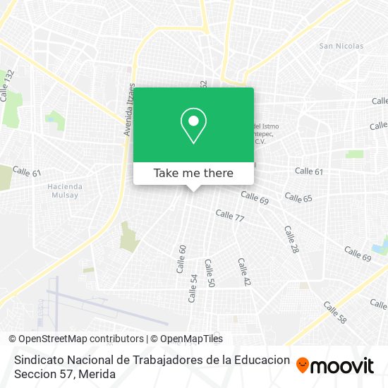 Sindicato Nacional de Trabajadores de la Educacion Seccion 57 map