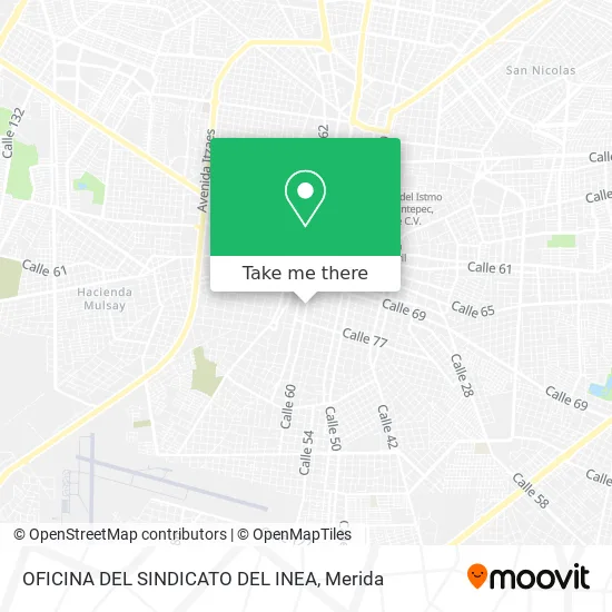 Mapa de OFICINA DEL SINDICATO DEL INEA
