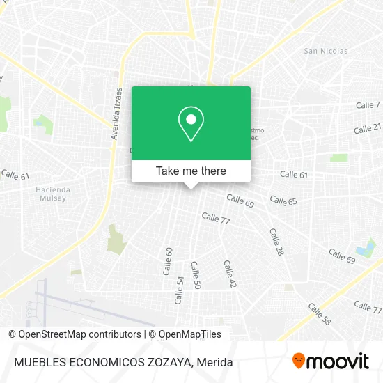 Mapa de MUEBLES ECONOMICOS ZOZAYA