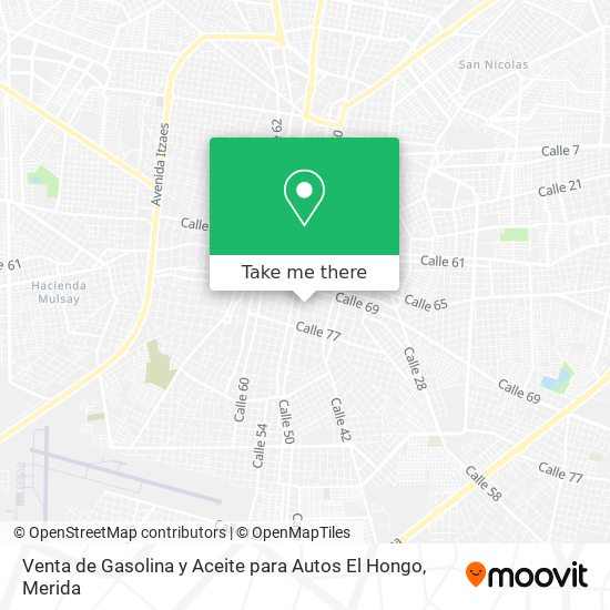 Venta de Gasolina y Aceite para Autos El Hongo map