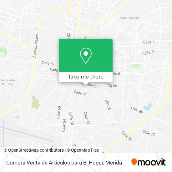 Compra Venta de Articulos para El Hogar map