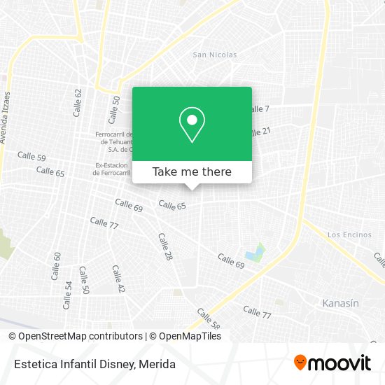 Estetica Infantil Disney map