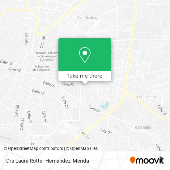 Dra Laura Rotter Hernández map