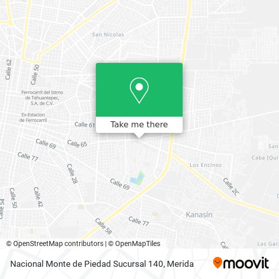 Mapa de Nacional Monte de Piedad Sucursal 140