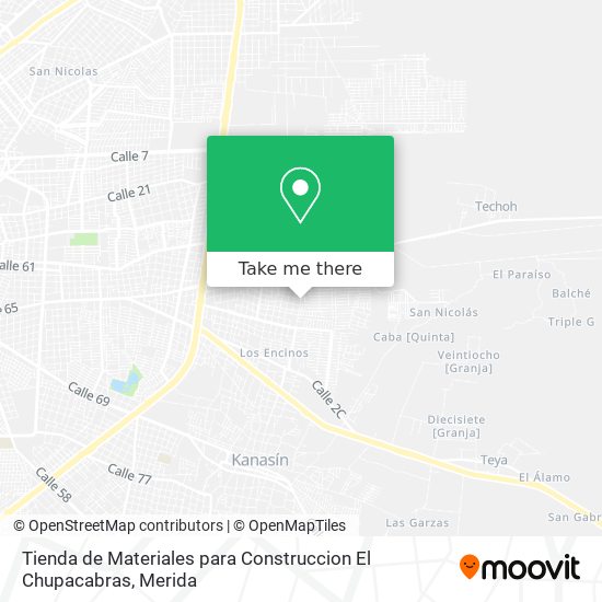 Tienda de Materiales para Construccion El Chupacabras map
