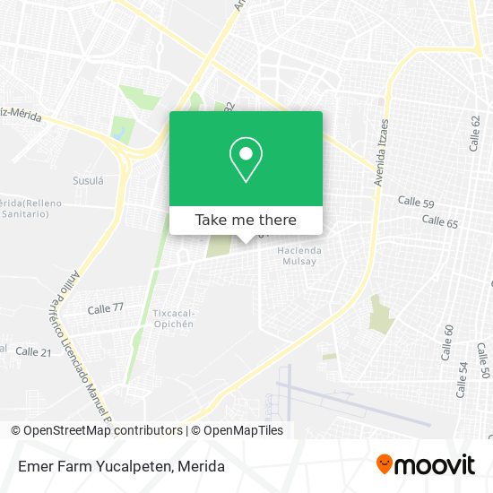 Mapa de Emer Farm Yucalpeten
