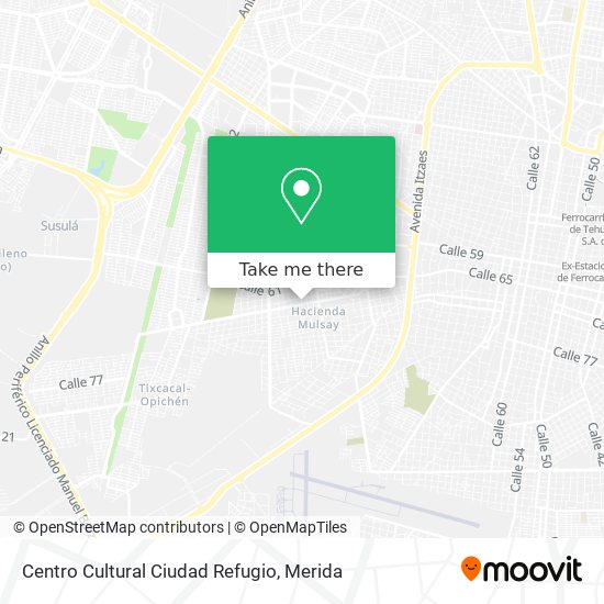Mapa de Centro Cultural Ciudad Refugio