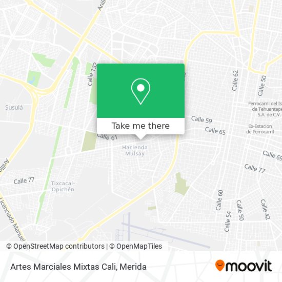 Artes Marciales Mixtas Cali map