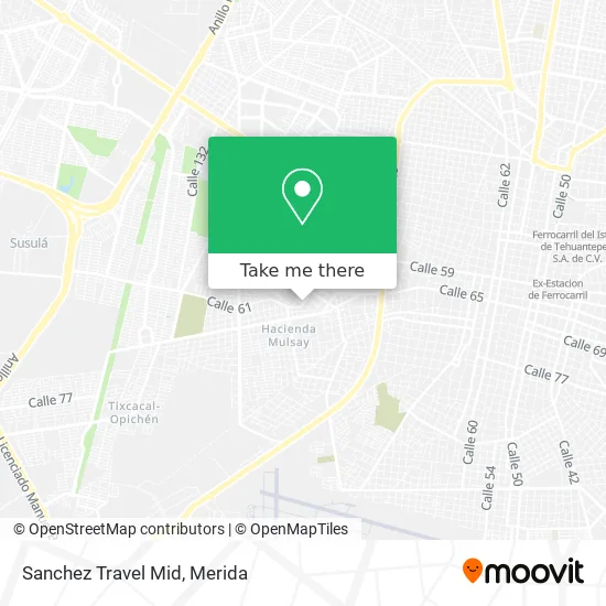 Sanchez Travel Mid map