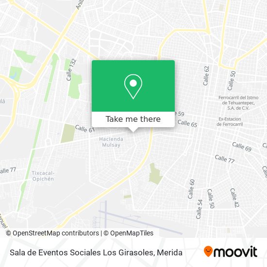 Sala de Eventos Sociales Los Girasoles map