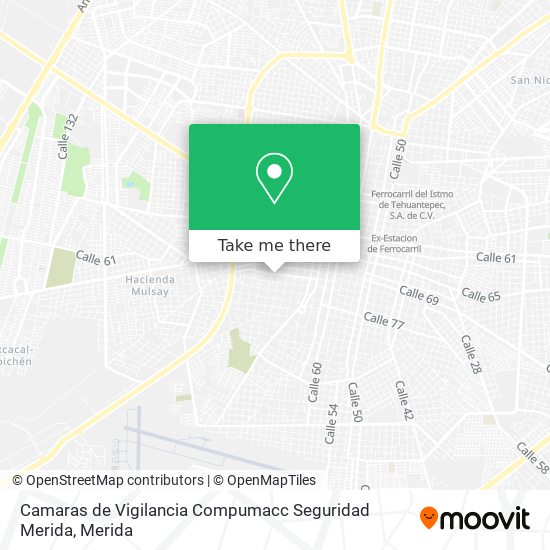 Camaras de Vigilancia Compumacc Seguridad Merida map