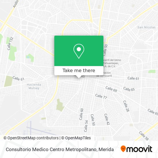 Consultorio Medico Centro Metropolitano map