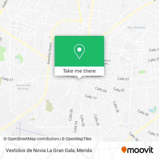 Vestidos de Novia La Gran Gala map