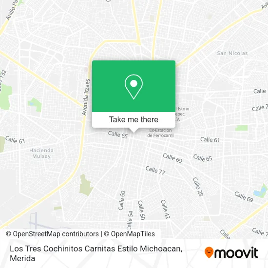 Los Tres Cochinitos Carnitas Estilo Michoacan map