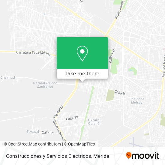 Mapa de Construcciones y Servicios Electricos