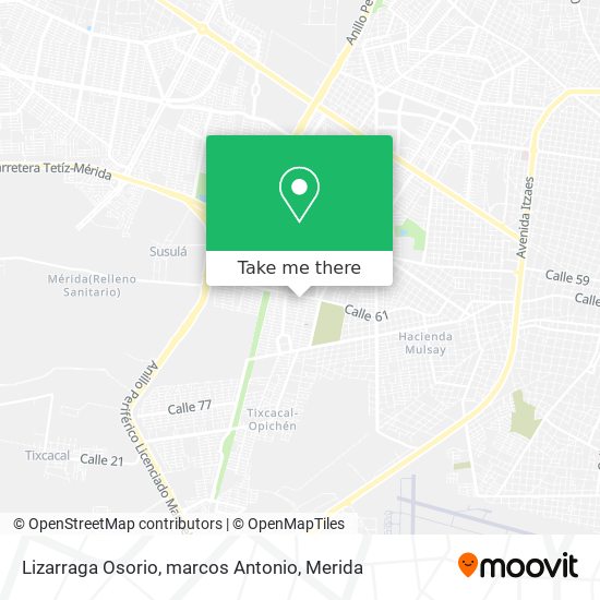 Lizarraga Osorio, marcos Antonio map