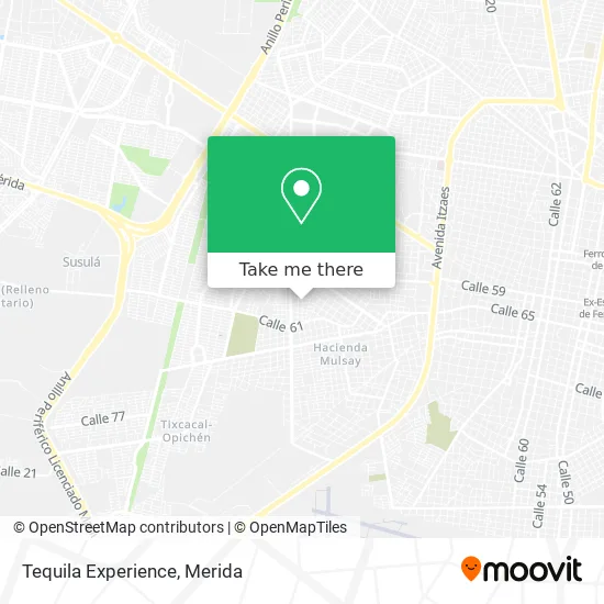 Tequila Experience map