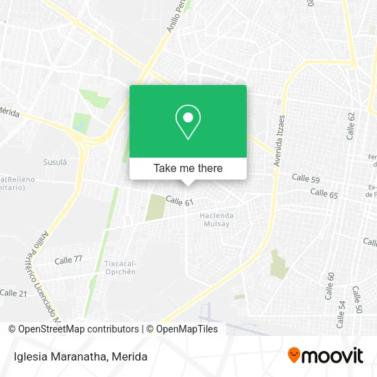 Mapa de Iglesia Maranatha