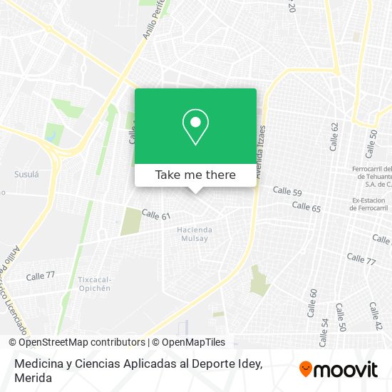 Mapa de Medicina y Ciencias Aplicadas al Deporte Idey