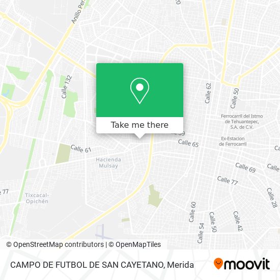 Mapa de CAMPO DE FUTBOL DE SAN CAYETANO