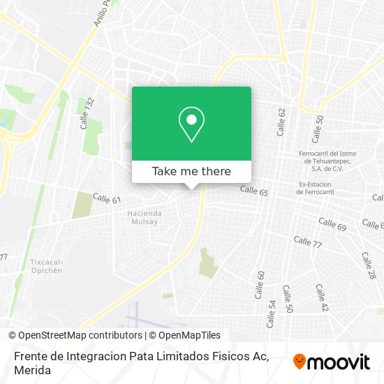 Frente de Integracion Pata Limitados Fisicos Ac map