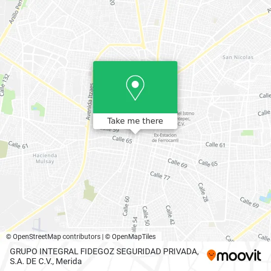 GRUPO INTEGRAL FIDEGOZ SEGURIDAD PRIVADA, S.A. DE C.V. map