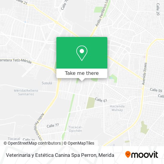 Veterinaria y Estética Canina Spa Perron map