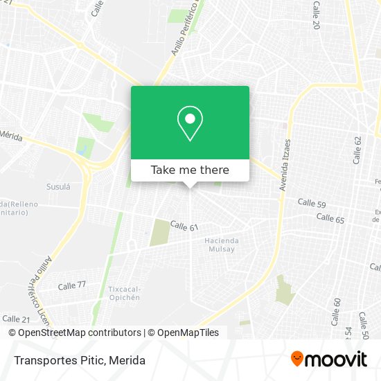 Mapa de Transportes Pitic