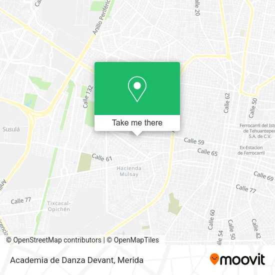Academia de Danza Devant map