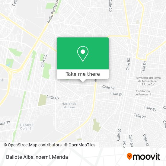 Ballote Alba, noemí map