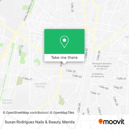 Mapa de Susan Rodriguez Nails & Beauty