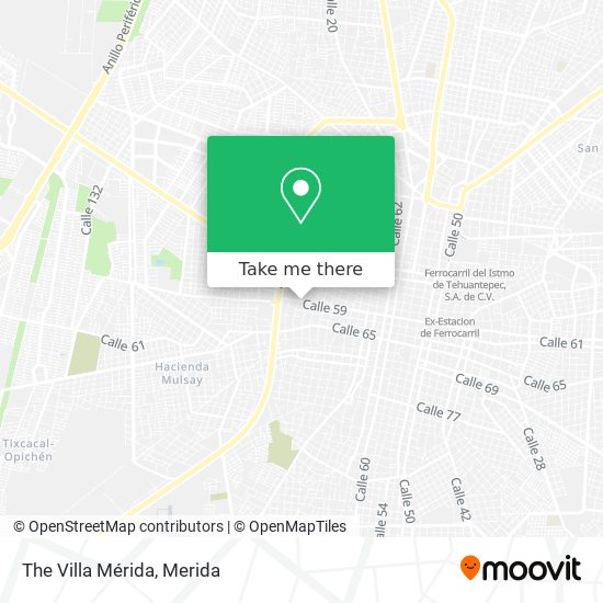 Mapa de The Villa Mérida