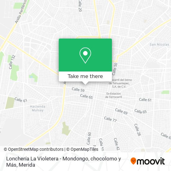 Lonchería La Violetera - Mondongo, chocolomo y Más map