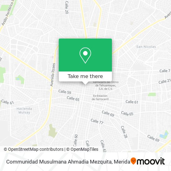 Communidad Musulmana Ahmadia Mezquita map