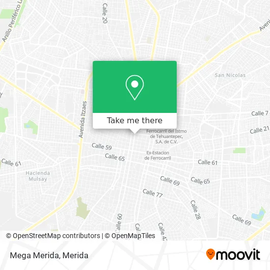 Mapa de Mega Merida