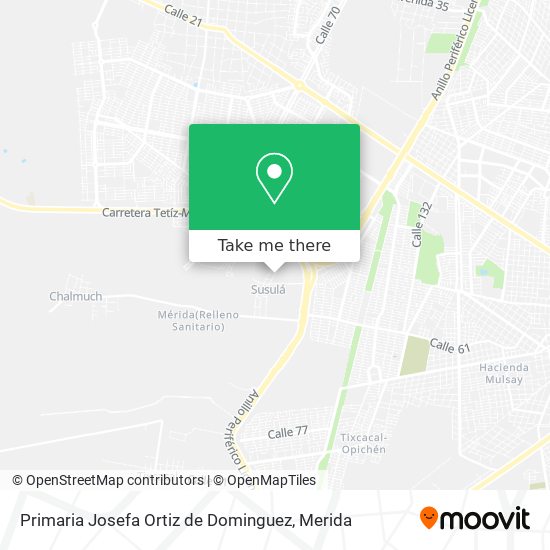 Primaria Josefa Ortiz de Dominguez map