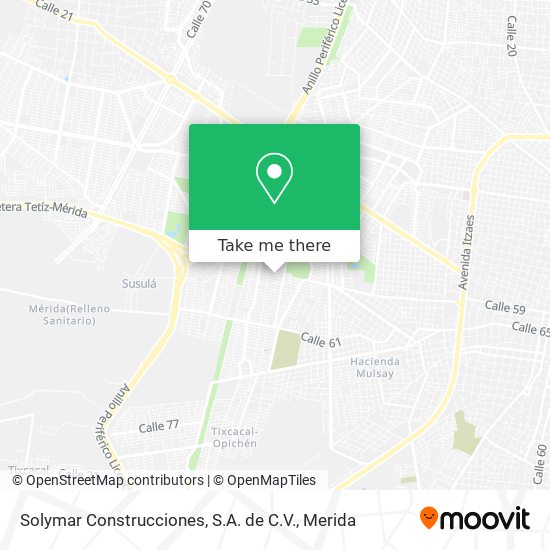Mapa de Solymar Construcciones, S.A. de C.V.