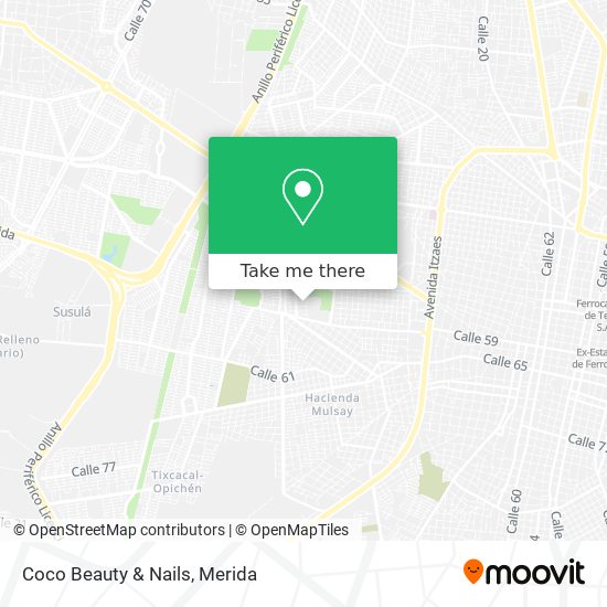 Mapa de Coco Beauty & Nails