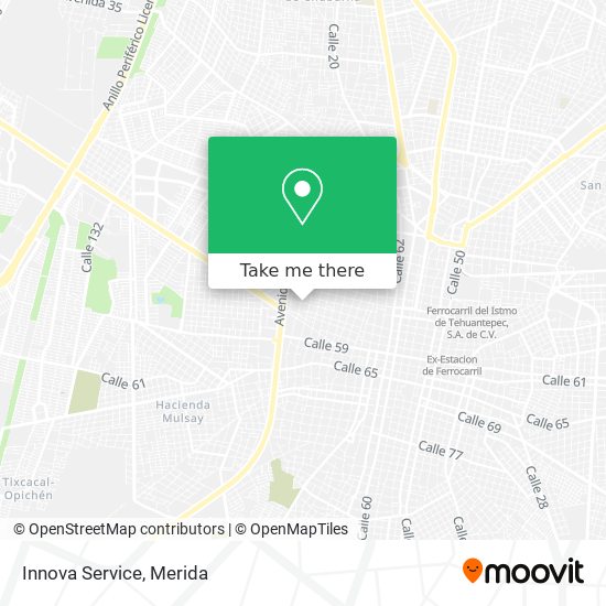 Innova Service map