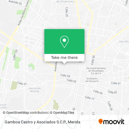 Gamboa Castro y Asociados S.C.P. map
