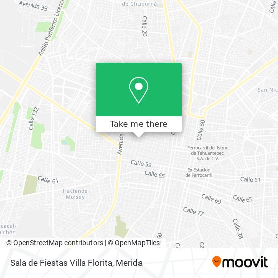 Sala de Fiestas Villa Florita map