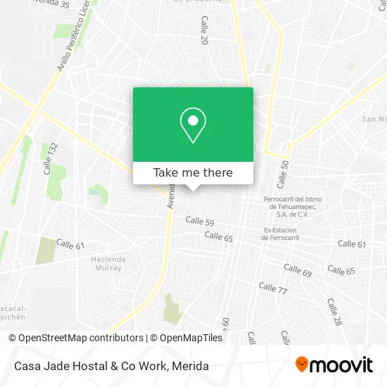 Casa Jade Hostal & Co Work map