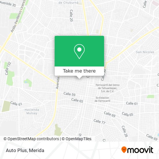 Auto Plus map