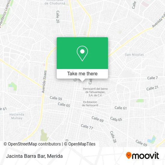 Mapa de Jacinta Barra Bar