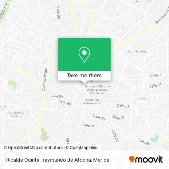 Ricalde Quintal, raymundo de Atocha map