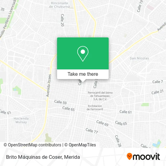 Brito Máquinas de Coser map