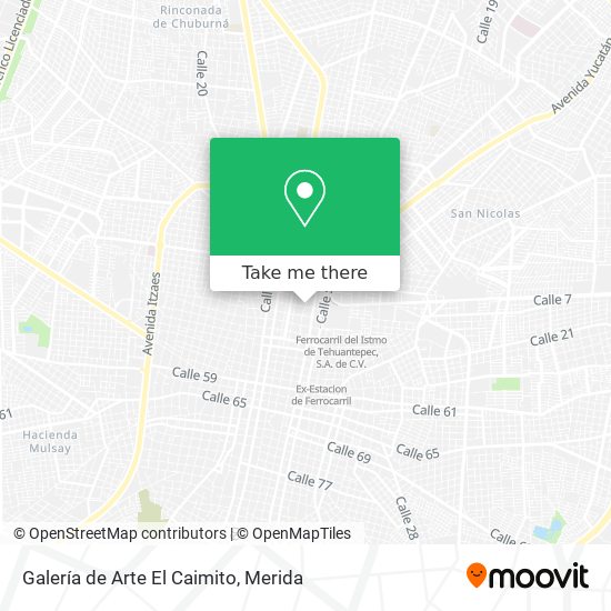 Galería de Arte El Caimito map