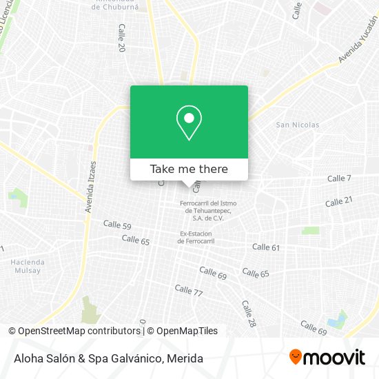 Aloha Salón & Spa Galvánico map